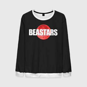 Мужской свитшот 3D с принтом Beastars. Moon в городе Новоалтайск, 100% полиэстер с мягким внутренним слоем | круглый вырез горловины, мягкая резинка на манжетах и поясе, свободная посадка по фигуре | beast | beastars | gohin | gosha | haru | jack | juno | legoshi | louis | melon | riz | stars | академия | выдающиеся | джек | джуно | звери | леано | легоси | луис | мелон | пина | риз | хару | черритон | шишигуми