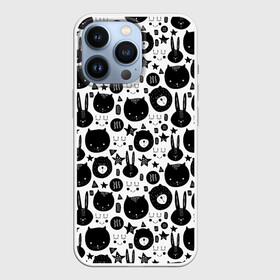 Чехол для iPhone 13 Pro с принтом Мультяшки в городе Новоалтайск,  |  | bear | cartoon | childrens | hare | kind | owl | starfish | toon | детская | заяц | медведь | морская звезда | мультфильм | мультяшки | сова