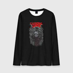 Мужской лонгслив 3D с принтом Cannibal Corpse в городе Новоалтайск, 100% полиэстер | длинные рукава, круглый вырез горловины, полуприлегающий силуэт | at | back | birth | bleeding | bloodthirst | butchered | cannibal | corpse | eaten | evisceration | gallery | gore | kill | kreaton | life | mutilated | obsessed | of | slayer | sodom | spawn | suicide | the | to | tomb | unimagined | v