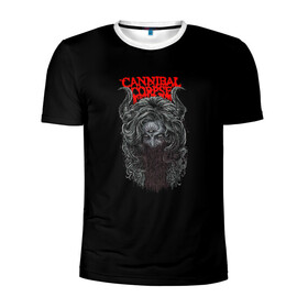 Мужская футболка 3D спортивная с принтом Cannibal Corpse в городе Новоалтайск, 100% полиэстер с улучшенными характеристиками | приталенный силуэт, круглая горловина, широкие плечи, сужается к линии бедра | at | back | birth | bleeding | bloodthirst | butchered | cannibal | corpse | eaten | evisceration | gallery | gore | kill | kreaton | life | mutilated | obsessed | of | slayer | sodom | spawn | suicide | the | to | tomb | unimagined | v