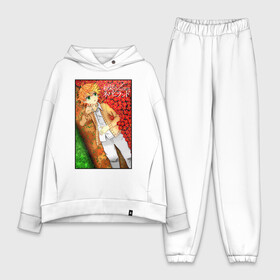 Женский костюм хлопок Oversize с принтом Dreaming Emma в городе Новоалтайск,  |  | ema | emma | promised neverland | the promised neverland | yakusoku no neverland | ема | емма | неверленд | обещанная страна | обещанная страна грёз | обещанный неверленд | эма | эмма | якусоку но нэба