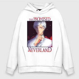 Мужское худи Oversize хлопок с принтом Norman | The Promised Neverland (Z) в городе Новоалтайск, френч-терри — 70% хлопок, 30% полиэстер. Мягкий теплый начес внутри —100% хлопок | боковые карманы, эластичные манжеты и нижняя кромка, капюшон на магнитной кнопке | norman | promised neverland | the promised neverland | yakusoku no neverland | неверленд | норман | обещанная страна | обещанная страна грёз | обещанный неверленд | якусоку но нэба