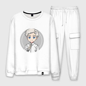 Мужской костюм хлопок с принтом Norman | The Promised Neverland (Z) в городе Новоалтайск, 100% хлопок | на свитшоте круглая горловина, мягкая резинка по низу. Брюки заужены к низу, на них два вида карманов: два “обычных” по бокам и два объемных, с клапанами, расположенные ниже линии бедра. Брюки с мягкой трикотажной резинкой на поясе и по низу штанин. В поясе для дополнительного комфорта — широкие завязки | norman | promised neverland | the promised neverland | yakusoku no neverland | неверленд | норман | обещанная страна | обещанная страна грёз | обещанный неверленд | якусоку но нэба
