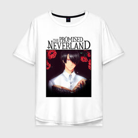 Мужская футболка хлопок Oversize с принтом Ray | The Promised Neverland (Z) в городе Новоалтайск, 100% хлопок | свободный крой, круглый ворот, “спинка” длиннее передней части | promised neverland | ray | rey | the promised neverland | yakusoku no neverland | неверленд | обещанная страна | обещанная страна грёз | обещанный неверленд | рей | якусоку но нэба