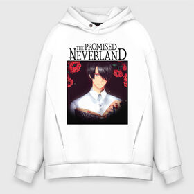 Мужское худи Oversize хлопок с принтом Ray | The Promised Neverland (Z) в городе Новоалтайск, френч-терри — 70% хлопок, 30% полиэстер. Мягкий теплый начес внутри —100% хлопок | боковые карманы, эластичные манжеты и нижняя кромка, капюшон на магнитной кнопке | promised neverland | ray | rey | the promised neverland | yakusoku no neverland | неверленд | обещанная страна | обещанная страна грёз | обещанный неверленд | рей | якусоку но нэба