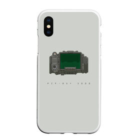 Чехол для iPhone XS Max матовый с принтом Пип бой в городе Новоалтайск, Силикон | Область печати: задняя сторона чехла, без боковых панелей | 76 | bethesda | fallout | new vegas | бесезда | бетезда | нью вегас | ньюк кола | нюка кола | пост апокалипсис | постапокалипсис | фаллаут