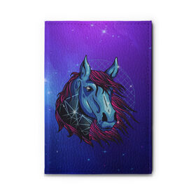 Обложка для автодокументов с принтом Retrowave Neon Horse в городе Новоалтайск, натуральная кожа |  размер 19,9*13 см; внутри 4 больших “конверта” для документов и один маленький отдел — туда идеально встанут права | 1980 | 80s | geometry | horses | pony | retrowave | retrowave принт | space | vaporwave | волшебная лошадь | восьмидесятые | геометрия | космос | лошадка | нео | неоновая лошадь | неоновые огни | неоновый конь | пони | ретровейв