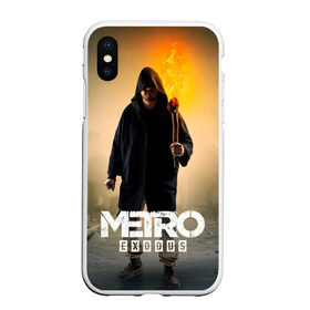 Чехол для iPhone XS Max матовый с принтом Metro Exodus в городе Новоалтайск, Силикон | Область печати: задняя сторона чехла, без боковых панелей | Тематика изображения на принте: 2033 | exodus | metro | metro 2033 | metro exodus | stalker | апокалипсис | диггер | дигеры | метро | разрушка | эпидемия