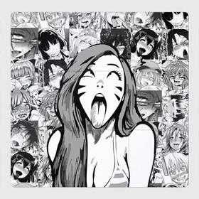 Магнитный плакат 3Х3 с принтом Belle Delphine Ahegao в городе Новоалтайск, Полимерный материал с магнитным слоем | 9 деталей размером 9*9 см | ahegao | anime | belle delphine | аниме | ахегао | ахэгао | бель дельфин | девушка | лицо | сенпай | язык