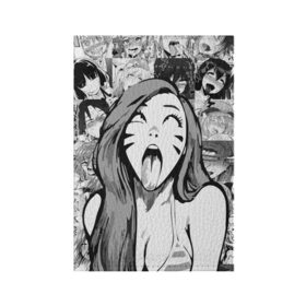 Обложка для паспорта матовая кожа с принтом Belle Delphine Ahegao в городе Новоалтайск, натуральная матовая кожа | размер 19,3 х 13,7 см; прозрачные пластиковые крепления | Тематика изображения на принте: ahegao | anime | belle delphine | аниме | ахегао | ахэгао | бель дельфин | девушка | лицо | сенпай | язык
