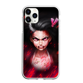 Чехол для iPhone 11 Pro Max матовый с принтом NEZUKO | НЕЗУКО | KNY в городе Новоалтайск, Силикон |  | Тематика изображения на принте: demon slayer | giuy tomioka | kimetsu no yaiba | kny | nezuko | shinobu | slayer | tanjiro | yoriichi tsugikuni | zenitsu | гию томиока | зенитсу | зенитцу | иноске хашибира | клинок рассекающий демонов | незуко | танджиро | шинобу 