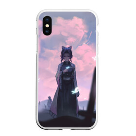 Чехол для iPhone XS Max матовый с принтом КЛИНОК РАССЕКАЮЩИЙ ДЕМОНОВ в городе Новоалтайск, Силикон | Область печати: задняя сторона чехла, без боковых панелей | demon slayer | kimetsu no yaiba | kocho shinobu | nezuko | shinobu | slayer | tanjiro | zenitsu | гию томиока | зенитсу | зенитцу | зеницу | иноске хашибира | клинок рассекающий демонов | незуко | танджиро | шинобу кочо