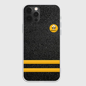 Чехол для iPhone 12 Pro Max с принтом Renault Passion for life в городе Новоалтайск, Силикон |  | line | renault | reno | yellow | дорога | желтая | лайв | лайн | лайф | линия | пассион | полоса | разметка | рено | фор