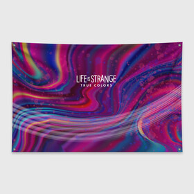 Флаг-баннер с принтом Life is Strange True Colors в городе Новоалтайск, 100% полиэстер | размер 67 х 109 см, плотность ткани — 95 г/м2; по краям флага есть четыре люверса для крепления | amberprice | art | chloeprice | chris | colors | daniel | danieldiaz | is | life | lifeisstrange | lifeisstrange3 | lifeisstrangebeforethestorm | lifeisstrangegame | lis | lis3 | maxcaulfield | pricefield | rachelamber | sean | seandiaz | strange
