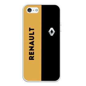 Чехол для iPhone 5/5S матовый с принтом Renault Passion for life в городе Новоалтайск, Силикон | Область печати: задняя сторона чехла, без боковых панелей | line | renault | reno | yellow | дорога | желтая | лайв | лайн | лайф | линия | пассион | полоса | разметка | рено | фор
