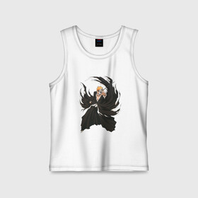 Детская майка хлопок с принтом Ичиго Куросаки в городе Новоалтайск,  |  | anime | bleach | hero | ichigo kurosaki | manga | блич | герой | ичиго куросаки
