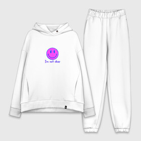 Женский костюм хлопок Oversize с принтом Im not okay в городе Новоалтайск,  |  | not okay | smile | не ок | смайл
