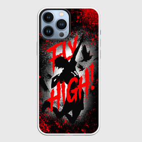 Чехол для iPhone 13 Pro Max с принтом FLY HIGH | ВОЛЕЙБОЛ в городе Новоалтайск,  |  | Тематика изображения на принте: anime | haikyu | haikyuu | karasuno | аниме | аниме карасуно | волейбол | ворон | кагеяма | карасуно | кей | кенма | козуме | куроо | манга | мяч | некома | сатори | сёё хината | тендо | тобио | хайкью карасуно | хината