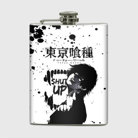 Фляга с принтом SHUT UP Tokyo Ghoul в городе Новоалтайск, металлический корпус | емкость 0,22 л, размер 125 х 94 мм. Виниловая наклейка запечатывается полностью | Тематика изображения на принте: anime | kaneki ken | tokyo ghoul | tokyo ghoul: re | аниме | анимэ | гули | джузо сузуя | канеки кен | кузен йошимура | наки | нишики нишио | ре | ренджи йомо | ризе камиширо | токийский гуль | тоука киришима | ута