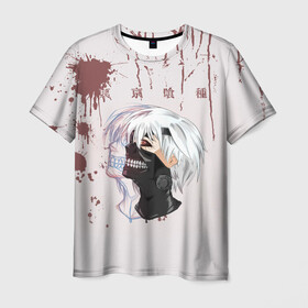 Мужская футболка 3D с принтом Токийский гуль | Tokyo Ghoul в городе Новоалтайск, 100% полиэфир | прямой крой, круглый вырез горловины, длина до линии бедер | anime | kaneki ken | tokyo ghoul | tokyo ghoul: re | аниме | анимэ | гули | джузо сузуя | канеки кен | кузен йошимура | наки | нишики нишио | ре | ренджи йомо | ризе камиширо | токийский гуль | тоука киришима | ута