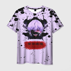 Мужская футболка 3D с принтом Токийский гуль Tokyo Ghoul в городе Новоалтайск, 100% полиэфир | прямой крой, круглый вырез горловины, длина до линии бедер | anime | kaneki ken | tokyo ghoul | tokyo ghoul: re | аниме | анимэ | гули | джузо сузуя | канеки кен | кузен йошимура | наки | нишики нишио | ре | ренджи йомо | ризе камиширо | токийский гуль | тоука киришима | ута
