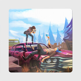 Магнит виниловый Квадрат с принтом Life Is Strange в городе Новоалтайск, полимерный материал с магнитным слоем | размер 9*9 см, закругленные углы | life is strange | бабочка | девочки | жизнь странная штука | лайф ис стрейнж
