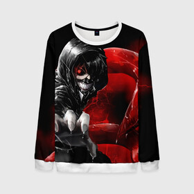 Мужской свитшот 3D с принтом Kaneki Ken Kakuja в городе Новоалтайск, 100% полиэстер с мягким внутренним слоем | круглый вырез горловины, мягкая резинка на манжетах и поясе, свободная посадка по фигуре | anime | kaneki ken | tokyo ghoul | tokyo ghoul: re | аниме | анимэ | гули | джузо сузуя | канеки кен | кузен йошимура | наки | нишики нишио | ре | ренджи йомо | ризе камиширо | токийский гуль | тоука киришима | ута