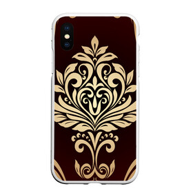 Чехол для iPhone XS Max матовый с принтом цветник 2 в городе Новоалтайск, Силикон | Область печати: задняя сторона чехла, без боковых панелей | ветка и лист | иранские узоры | лепестки | сад | цветник | цветок