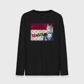 Мужской лонгслив хлопок с принтом BEASTARS в городе Новоалтайск, 100% хлопок |  | beastars | аниме | биастарс | выдающиеся звери | манга | пару итагаки