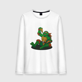 Мужской лонгслив хлопок с принтом Pizza - Ninja Turtles в городе Новоалтайск, 100% хлопок |  | donatello | leonardo | michelangelo | ninja | pizza | raphael | turtles | донателло | животные | карате | комикс | комиксы | леонардо | микеланджело | мультфильм | мутант | мутанты | ниндзя | пицца | рафаэль | сплинтер | супергерой
