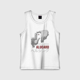 Детская майка хлопок с принтом На прицеле. HELLSING в городе Новоалтайск,  |  | allucard | allukard | alucard | alukard | hellsing | helsing | аллукард | алукард | алукард перчатки | вампир | влад цепеш | дракула | хеллсинг | хеллсинг перчатки | хелсинг | хэллсинг | хэлсинг