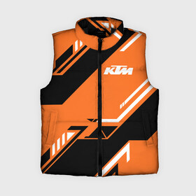 Женский жилет утепленный 3D с принтом KTM  КТМ SPORT в городе Новоалтайск,  |  | enduro | ktm | moto | moto sport | motocycle | orange | sportmotorcycle | ктм | мото | мото спорт | мотоспорт | оранжевый | спорт мото