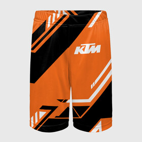 Детские спортивные шорты 3D с принтом KTM КТМ SPORT в городе Новоалтайск,  100% полиэстер
 | пояс оформлен широкой мягкой резинкой, ткань тянется
 | enduro | ktm | moto | moto sport | motocycle | orange | sportmotorcycle | ктм | мото | мото спорт | мотоспорт | оранжевый | спорт мото