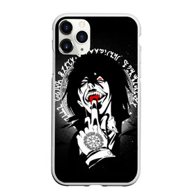 Чехол для iPhone 11 Pro матовый с принтом Лицо голодного Алукарда в городе Новоалтайск, Силикон |  | Тематика изображения на принте: alucard | anime | hellsing | алукард | аниме | вампир | знак | комиксы | манга | печать алукарда | печать кромвеля | хеллсинг