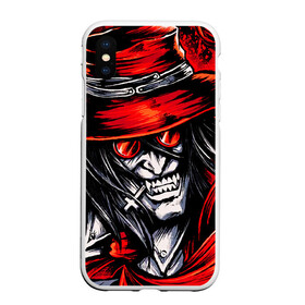 Чехол для iPhone XS Max матовый с принтом Алукард, Хеллсинг в городе Новоалтайск, Силикон | Область печати: задняя сторона чехла, без боковых панелей | Тематика изображения на принте: alucard | anime | hellsing | алукард | аниме | вампир | знак | комиксы | манга | печать алукарда | печать кромвеля | хеллсинг