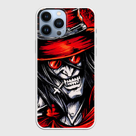 Чехол для iPhone 13 Pro Max с принтом ALUCARD IN RED в городе Новоалтайск,  |  | Тематика изображения на принте: alucard | anime | hellsing | алукард | аниме | вампир | знак | комиксы | манга | печать алукарда | печать кромвеля | хеллсинг