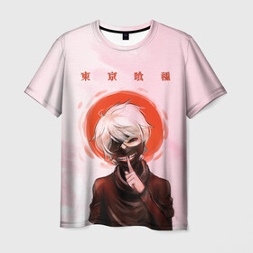 Мужская футболка 3D с принтом Канеки Кен | Kaneki Ken в городе Новоалтайск, 100% полиэфир | прямой крой, круглый вырез горловины, длина до линии бедер | anime | kaneki ken | tokyo ghoul | tokyo ghoul: re | аниме | анимэ | гули | джузо сузуя | канеки кен | кузен йошимура | наки | нишики нишио | ре | ренджи йомо | ризе камиширо | токийский гуль | тоука киришима | ута