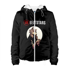 Женская куртка 3D с принтом Beastars в городе Новоалтайск, ткань верха — 100% полиэстер, подклад — флис | прямой крой, подол и капюшон оформлены резинкой с фиксаторами, два кармана без застежек по бокам, один большой потайной карман на груди. Карман на груди застегивается на липучку | beastars | аниме | волк | выдающиеся звери | животные | легоси | манга