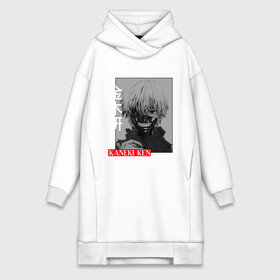 Платье-худи хлопок с принтом Kaneki Ken poster в городе Новоалтайск,  |  | anime | kaneki ken | manga | tokyo ghoul | аниме | джузо сузуя. | канеки кен | манга | манга гуля | перерождение | токийский гуль | токийском гуле