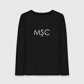 Женский лонгслив хлопок с принтом MSCside collection | MSC (2021) в городе Новоалтайск, 100% хлопок |  | 0x000000123 | moscow | moscow side | mscside | москва