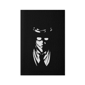 Обложка для паспорта матовая кожа с принтом Hellsing в городе Новоалтайск, натуральная матовая кожа | размер 19,3 х 13,7 см; прозрачные пластиковые крепления | alucard | alukard | anime | blood | dracula | hellsing | integra | japan | manga | seras | tepes | vampire | victoria | vlad | алукард | аниме | вампир | виктория | влад | граф | дракула | интегра | клыки | кровь | манга | монстр | серас | хел