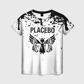 Женская футболка 3D с принтом placebo в городе Новоалтайск, 100% полиэфир ( синтетическое хлопкоподобное полотно) | прямой крой, круглый вырез горловины, длина до линии бедер | black eyed | black market music | every you every me | nancy boy | placebo | placebo interview | placebo live | placebo nancy | pure morning | running up that hill | special k | taste in men | where is my mind | without you i’m nothing