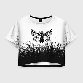 Женская футболка Crop-top 3D с принтом placebo в городе Новоалтайск, 100% полиэстер | круглая горловина, длина футболки до линии талии, рукава с отворотами | black eyed | black market music | every you every me | nancy boy | placebo | placebo interview | placebo live | placebo nancy | pure morning | running up that hill | special k | taste in men | where is my mind | without you i’m nothing