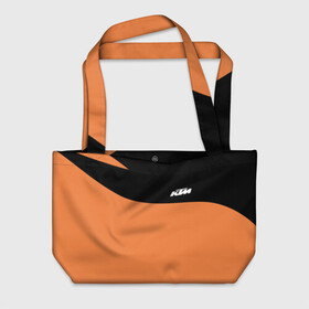 Пляжная сумка 3D с принтом KTM | КТМ (Z) в городе Новоалтайск, 100% полиэстер | застегивается на металлическую кнопку; внутренний карман застегивается на молнию. Стенки укреплены специальным мягким материалом, чтобы защитить содержимое от несильных ударов
 | enduro | ktm | moto | moto sport | motocycle | sportmotorcycle | ктм | мото | мото спорт | мотоспорт | спорт мото
