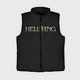 Женский жилет утепленный 3D с принтом Логотип Hellsing в городе Новоалтайск,  |  | alexander | alucard | anderson | dracula | hellsing | integra | seras | victoria | walter | александр | алукард | андерсон | ван | виктория | винкль | ганс | гюнше | дракула | интегра | макс | монтана | рип | серас | уолтер | хеллсинг | шрёдин