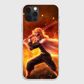 Чехол для iPhone 12 Pro Max с принтом ШИНДЖУРО РЕНГОКУ KNY в городе Новоалтайск, Силикон |  | Тематика изображения на принте: demon slayer | giuy tomioka | kimetsu no yaiba | kny | nezuko | shinobu | slayer | tanjiro | yoriichi tsugikuni | zenitsu | гию томиока | зенитсу | зенитцу | иноске хашибира | клинок рассекающий демонов | незуко | танджиро | шинобу 