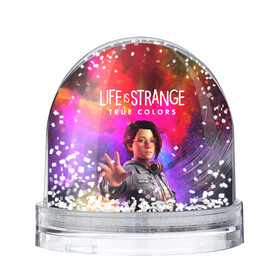 Снежный шар с принтом Life Is Strange True Colors в городе Новоалтайск, Пластик | Изображение внутри шара печатается на глянцевой фотобумаге с двух сторон | life is strange | life is strange true colors | жизнь странная штука | лайф из стенж тру колорс | лайф из стренж