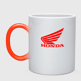 Кружка хамелеон с принтом Honda Мото Лого (Z) в городе Новоалтайск, керамика | меняет цвет при нагревании, емкость 330 мл | Тематика изображения на принте: bike | bikers | honda | honda logo | honda moto | moto | motorcycle | sport | байк | байкер | мото | мотоциклы | спорт | хонда лого | хонда мото