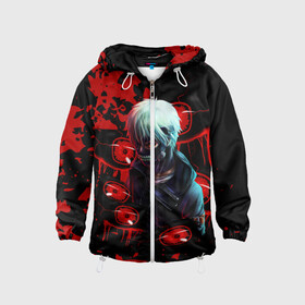 Детская ветровка 3D с принтом Kaneki | Токийский Гуль в городе Новоалтайск, 100% полиэстер | подол и капюшон оформлены резинкой с фиксаторами, по бокам два кармана без застежек, один потайной карман на груди | Тематика изображения на принте: anime | manga | rdanime | tokyo ghoul | аниме | анимэ | гули | гуль | канеки кен | кровь | кузен йошимура | манга | наки | нишики нишио | ренджи йомо | ризе камиширо | токийский | токийский гуль | токия | тоука киришима