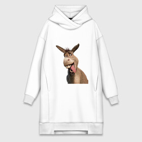 Платье-худи хлопок с принтом Шрек   Осел в городе Новоалтайск,  |  | donkey | shrek | smile | детское | детям | мультфильм | осел | ребенку | улыбка | шрек